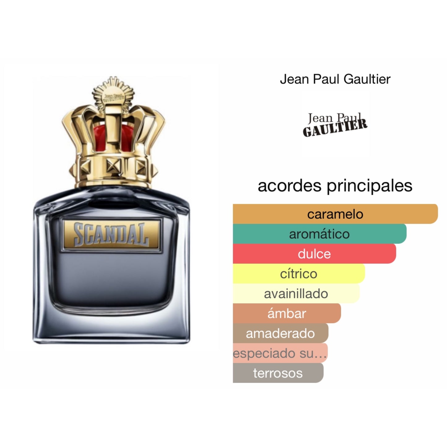 Jean Paul Gaultier Scandal pour Homme 100ml EDT Hombre